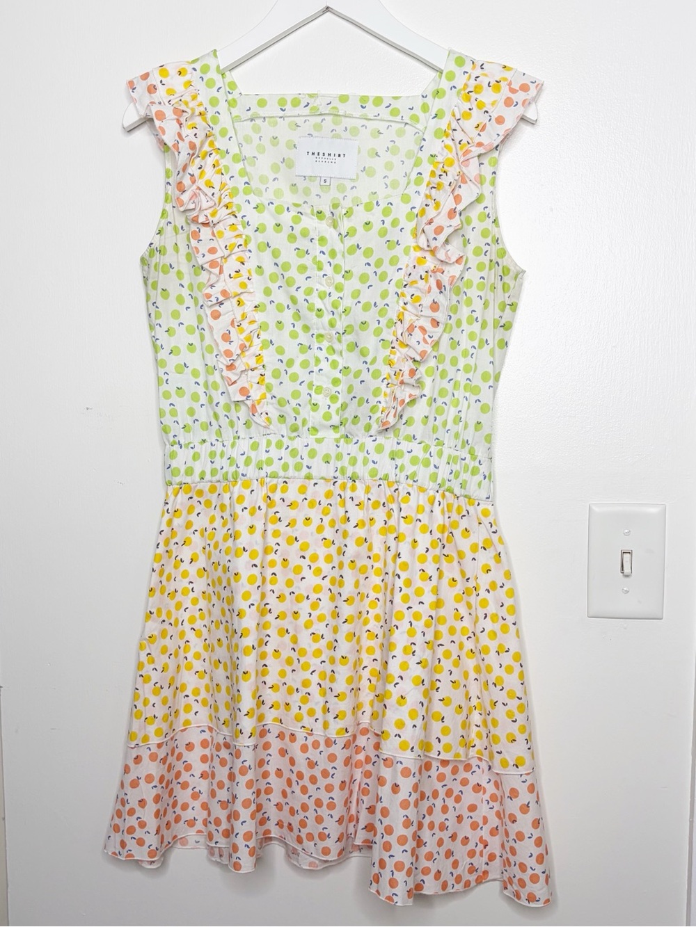 The Shirt by Rochelle Behrens Fruit Print Stella Mini Dress